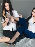 Ligui丽柜 2021.03.26 网络丽人 Model 凉儿&苏黎(17)